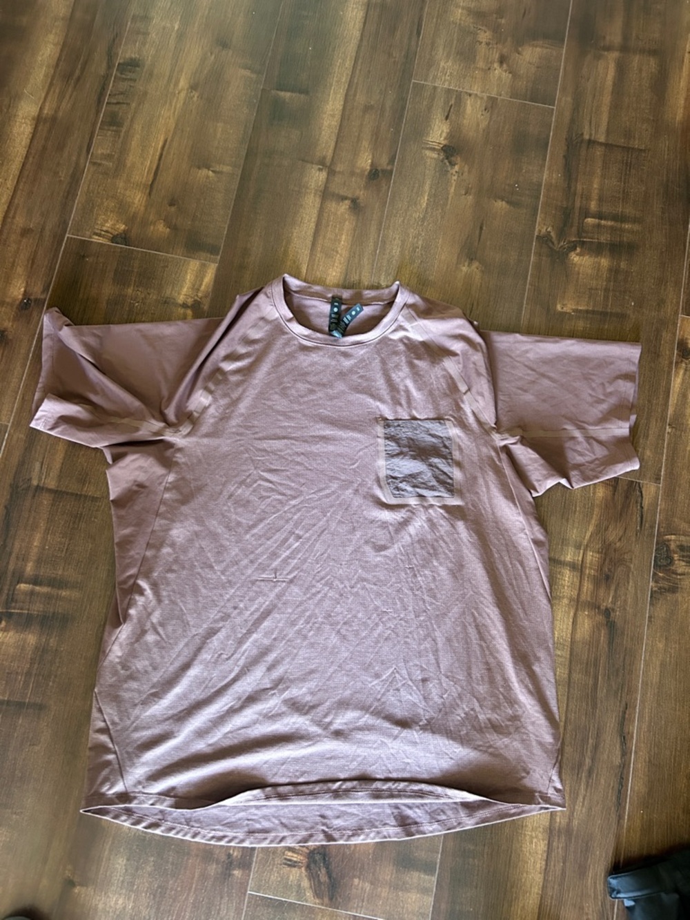 LULULEMON Ventilated Hiking Short Sleeve Shirt Top Dark Oxide Brown XL